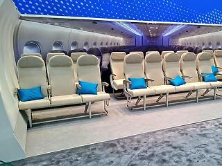 11 ülés soronként: a világ legnagyobb repülőjén a legkisebb az ülőhely