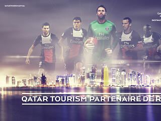Párizsi focisták népszerűsítik Qatart