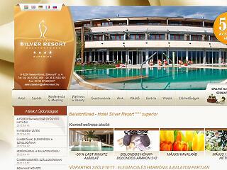 Új honlapot kapott a Silver Resort
