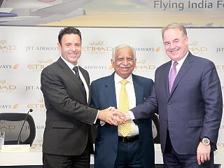 Újabb együttműködés a Jet Airways és az Etihad között