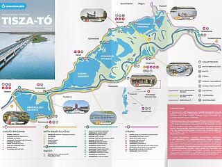 Megjelent és letölthető a Tisza-tó térkép
