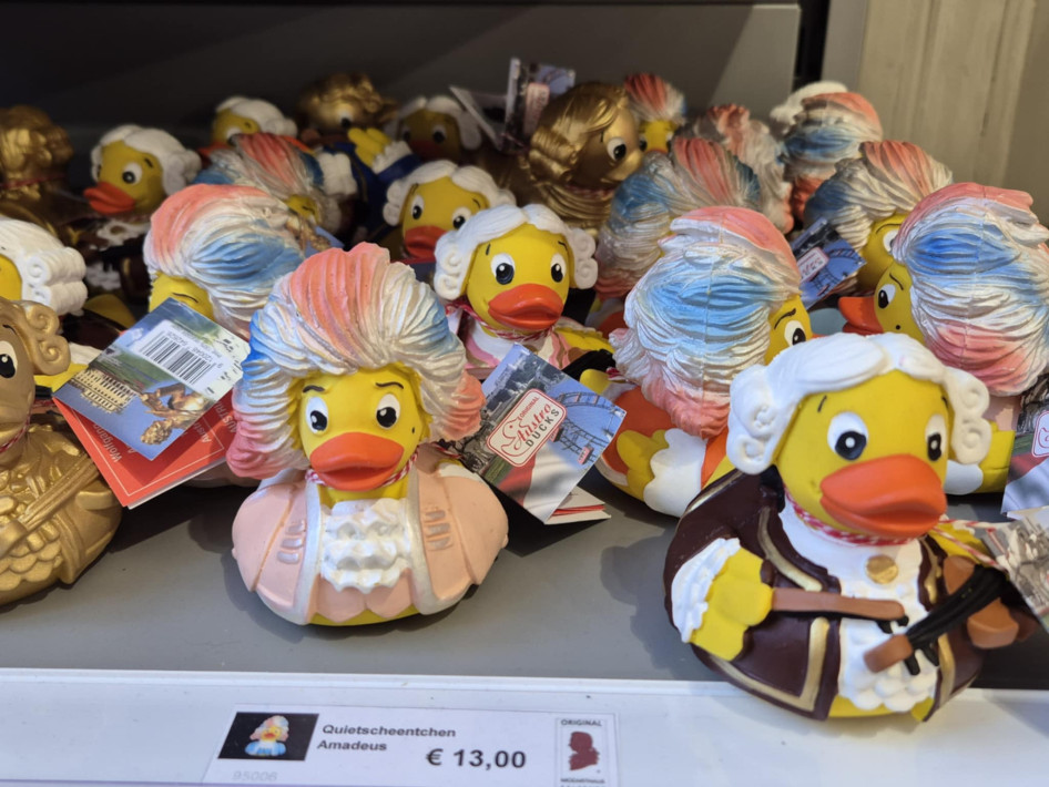 Mozart kacsák Mozart szülőházában