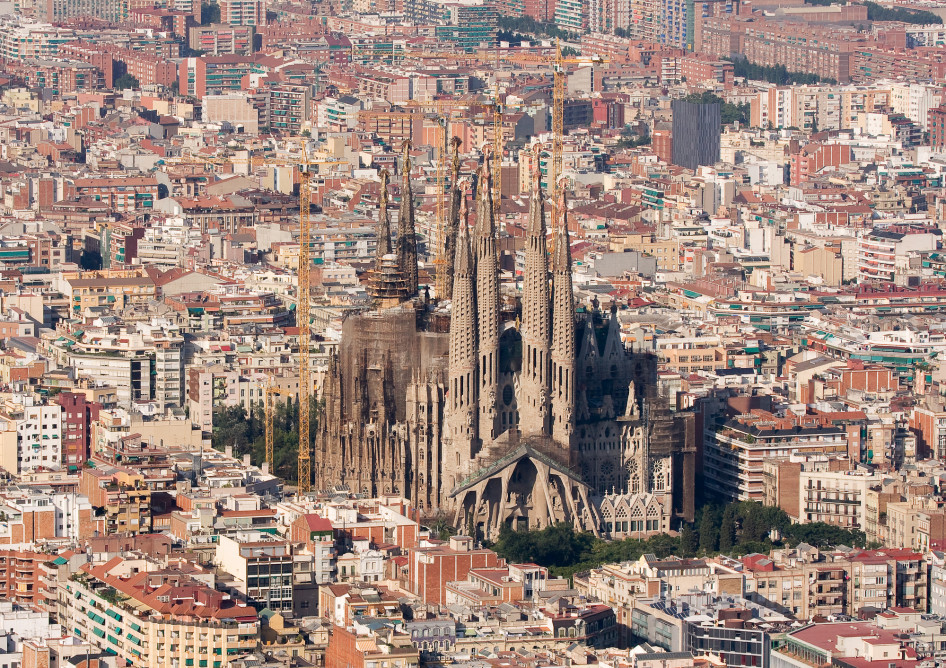 Barcelona, a Sagrada Familiával 