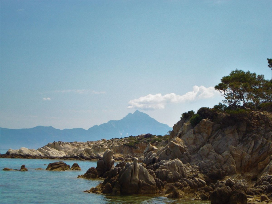 A Halkidiki-félsziget tele van csendes öblökkel