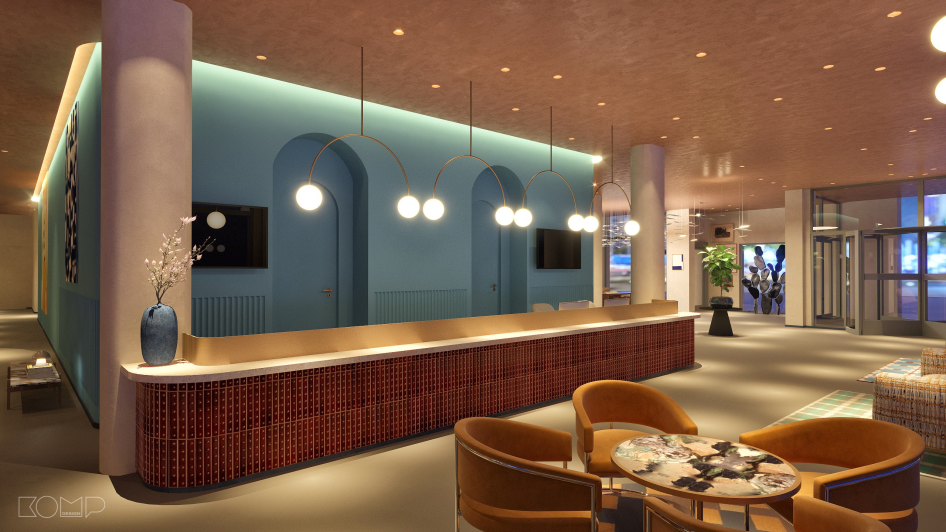 Rcepeció, lobby