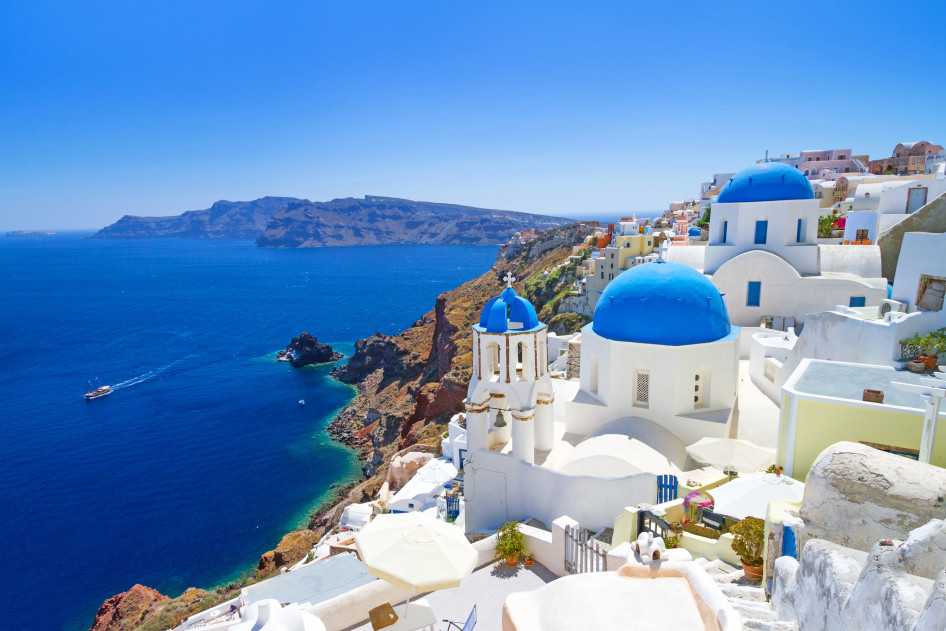 Santorini, Ola falu