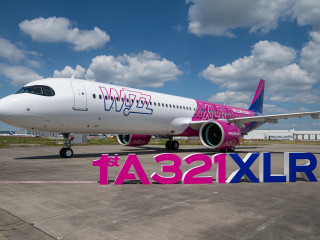 Az Airbus csúcstechnológiát képviselő repülőgépének első tagja a WIZZ flottájában