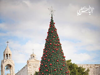 Karácsonyi ünneplés Betlehemben