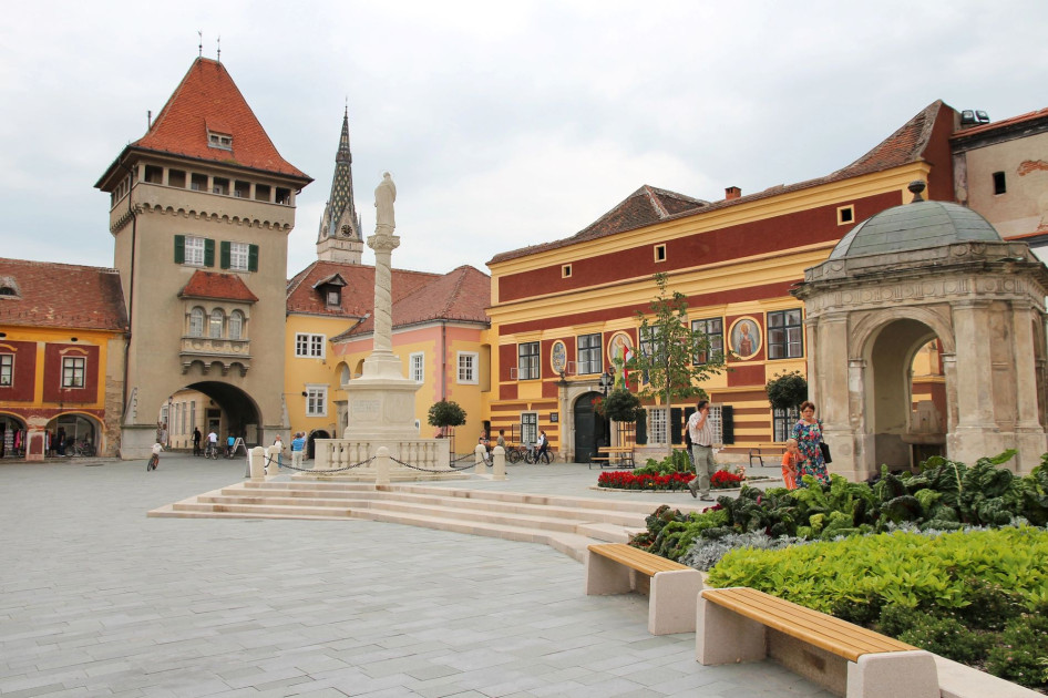 A Jurisics tér Kőszegen