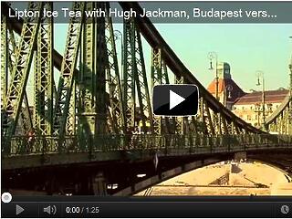 Hugh Jackman jegesteával reklámozza Budapestet