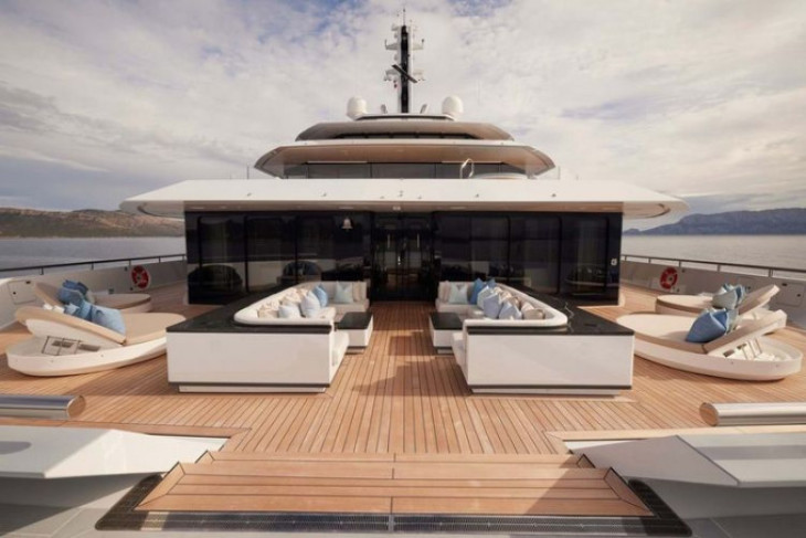 Renaissance luxusjacht, fedélzet / Fotó: Burgess Yachts