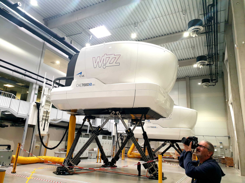 A három szimulátor a 3.800 nm2-es épületnek mintegy felét foglalja el