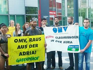 Környezetvédők tiltakoznak az adriai olajkutatás ellen