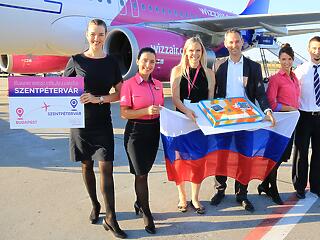 Elindult a Wizz Air Budapest-Szentpétervár járata