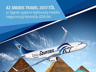 Az Anubis Travel képviseli Magyarországon az Egypt Air légitársaságot