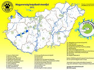 Térkép készült a magyarországi kutyastrandokról