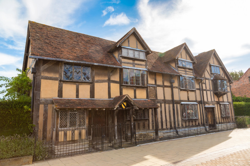 William Shakespeares szülőháza a Henley utcában - Stratford-upon-Avon, Anglia, Egyesült Királyság 
