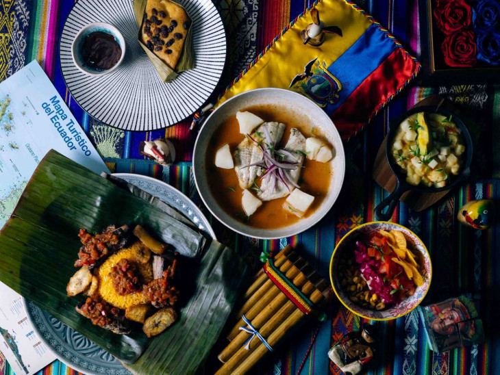 Menú de Ecuador
