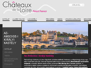 Új magyar nyelvű honlap a Loire-völgyi kastélyokról