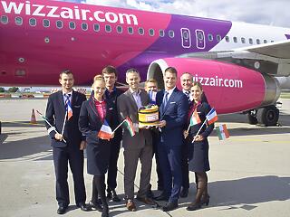 Elindult a Wizz Air Budapest-Bordeaux járata