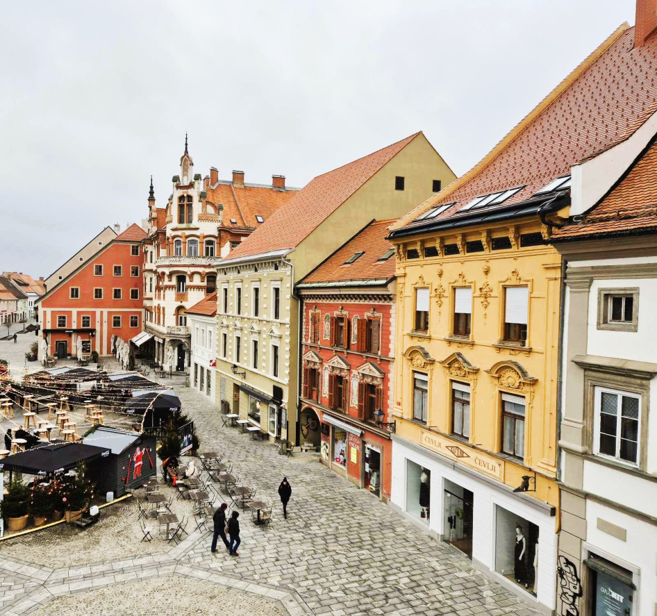 Maribor hangulatos főtere