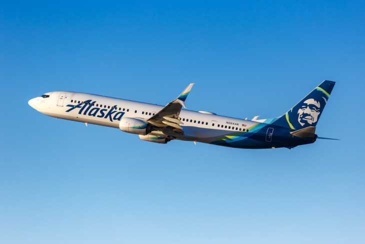 Alaska Airlines, Boeing 737 / depositphotos.com