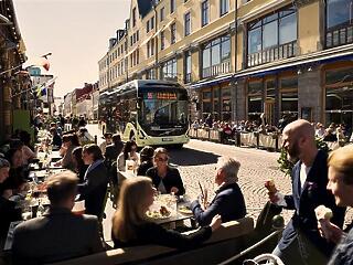 Göteborgban már teljesen elektromos hajtású buszok közlekednek