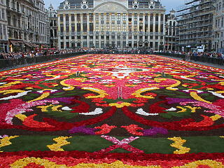 Idén egészen más a brüsszeli virágszőnyeg