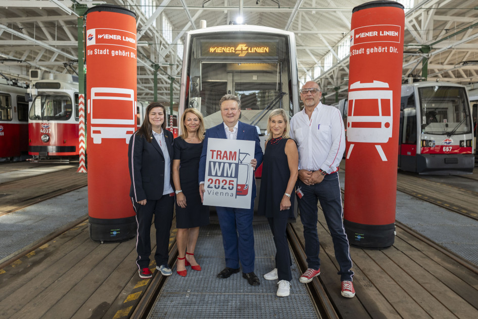 Michael Ludwig a Wiener Lineinnél / Forrás: Stadt Wien / Bubu Dujmic