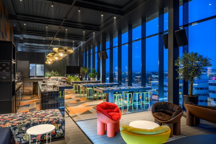 A pesti egység nemrégiben átadott skybarja / Forrás: Tamás Pál/AccorHotels