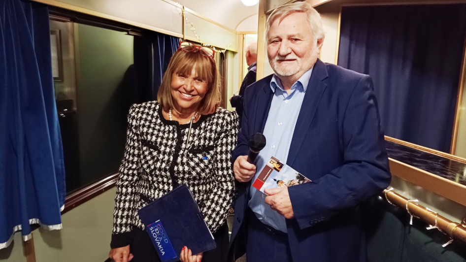 Soňa Jelínková és Pusztay Sándor a könyvbemutatón