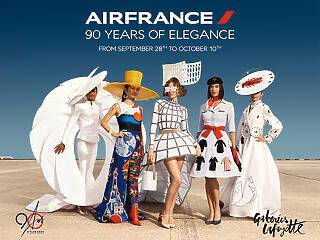 Air France: meghökkentő egyenruhákkal ünnepel