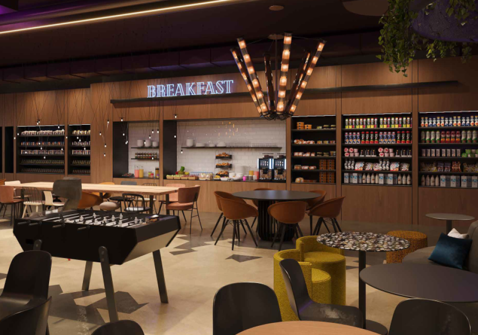 Moxy Hotel lobby