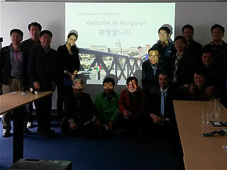 Dél-koreai delegáció a budapesti turisztikai továbbképzésen