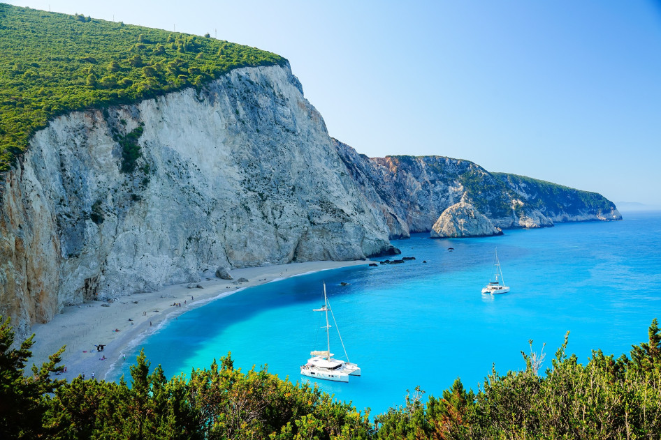 A görögországi Lefkada - a tavalyi év egyik nagy kedvence volt az utazók körében, idén sem lesz bizonyára másként