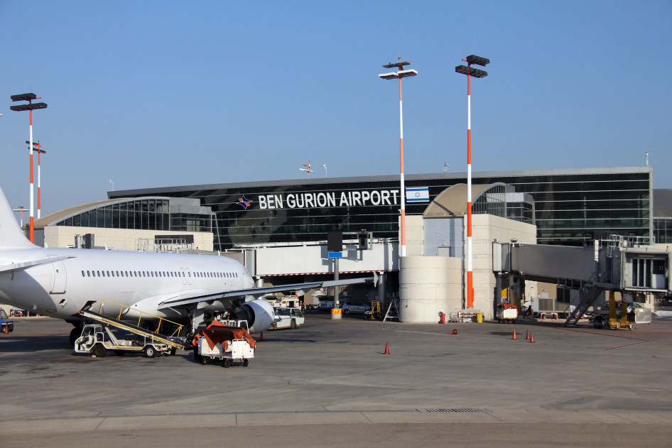 Ben Gurion repülőtér, Tel Aviv - jelenleg minden fel- és leszálló gép elől zárva