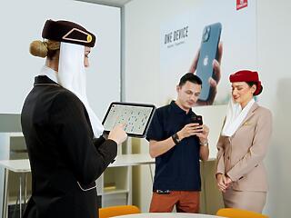 Speciális alkalmazás légiutas-kísérőknek az Emirates járatain