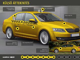 Itt a sárga taxikra vonatkozó arculati útmutató