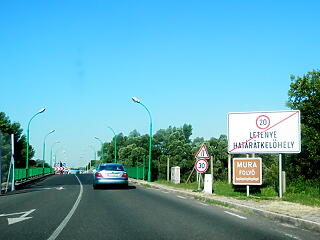 Pénteken ideiglenesen lezárják az M7-es autópálya letenyei határátkelőjét