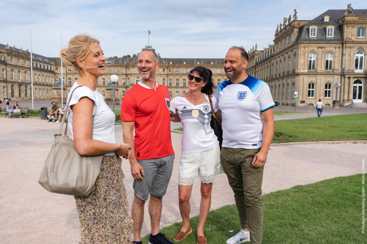 Futballturisták Stuttgartban / Forrás: DZT