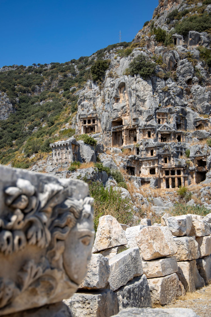 Antalya Myra ősi városánál