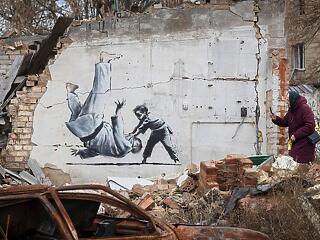Banksy: valóban én festek mostanában ukrajnai házfalakra