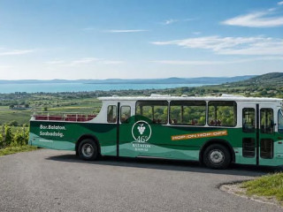 Hop-on hop-off borbusz a Balatonnál