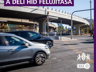 Zöld lámpát kapott a forgalom a Flórián téri felüljárón
