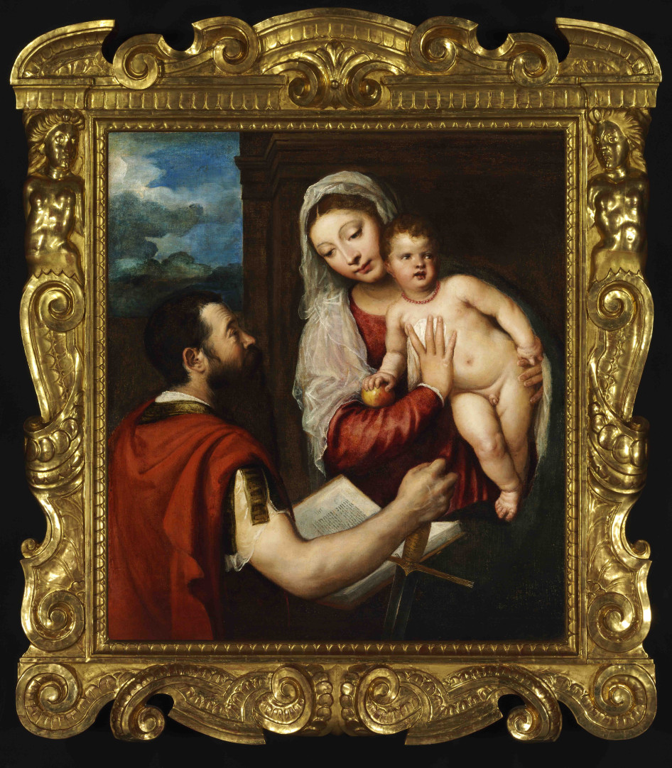Tiziano: Madonna a gyermekkel és Szent Pállal