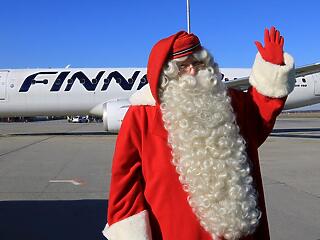 Harmadik Finnair járatot hozott Budapestre a Joulupukki!