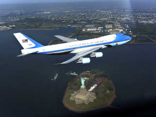 Elromlott Trump hivatali különgépe, az Air Force One