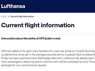 Zajlik a Lufthansa légiutas-kísérőinek sztrájkja