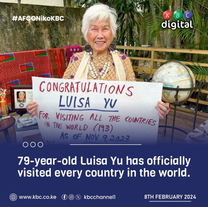 Luisa Yu egyidejűleg több helyen is dolgozott, hogy finanszírozhassa utazásait. Ötvenhat év kellet hozzá, hogy összejöjjön a pénz.