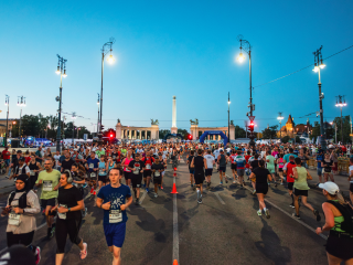 Éjszakai futóláz Budapesten – telt házas félmaraton napnyugtától
